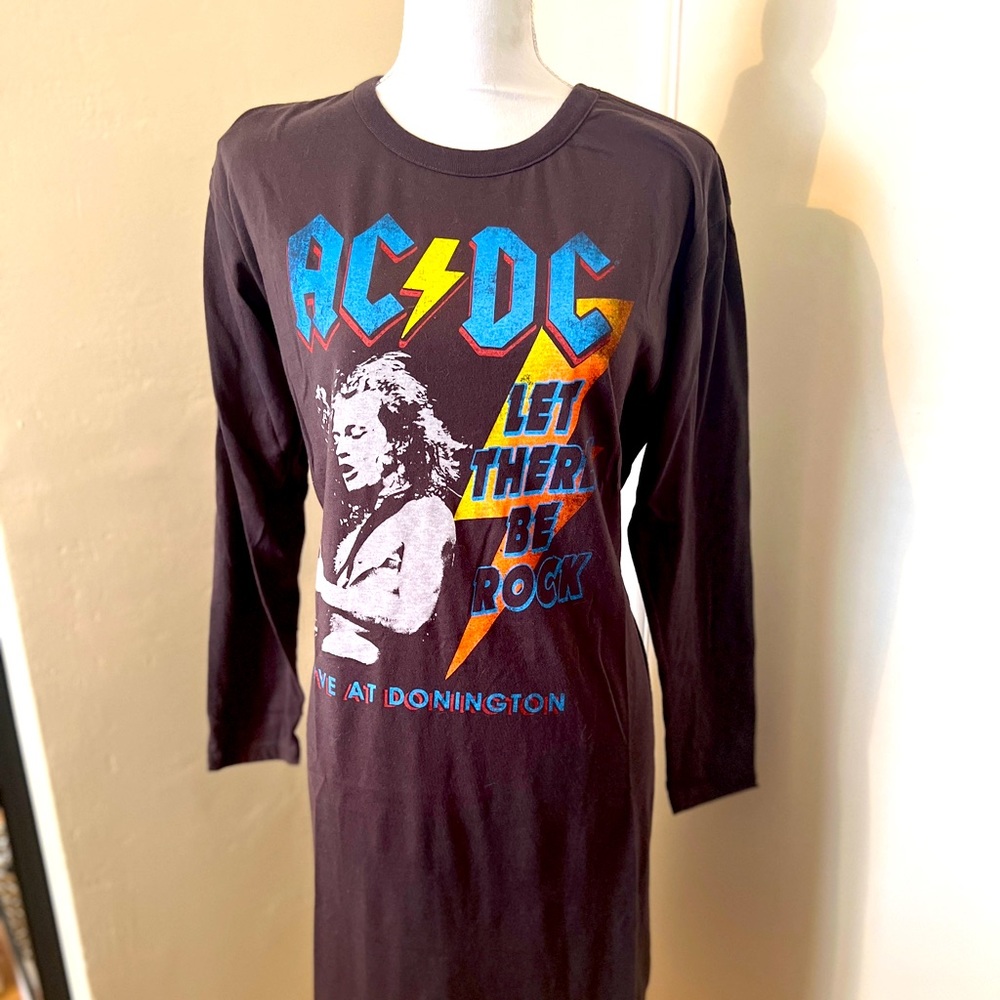 DreamR AC/DC long sleeve T-shirt Dress